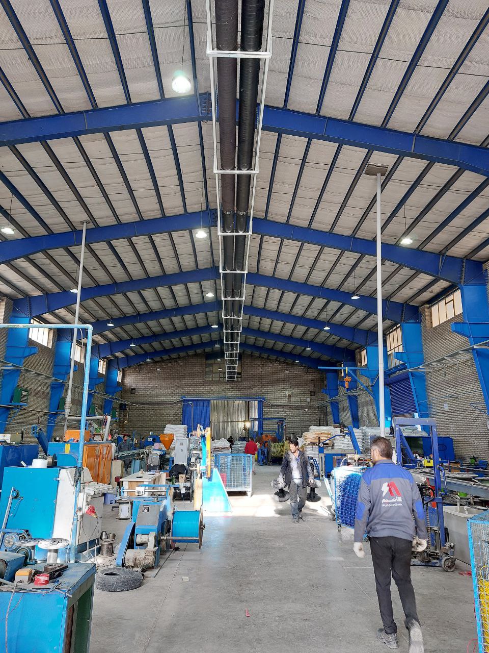 اجرای سیستم گرمایش تابشی مرکزی اخگرتابش